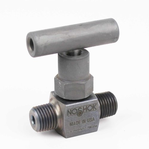 Mini Valve, Hard Seat, 1/4 NPT Male - 1/4 NPT Male, Steel, 0.172
