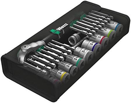 Wera 8100 SB 6 Zyklop Speed 3/8" Multifunction Ratchet & Socket Set, Metric, 29pc, 05004046001
