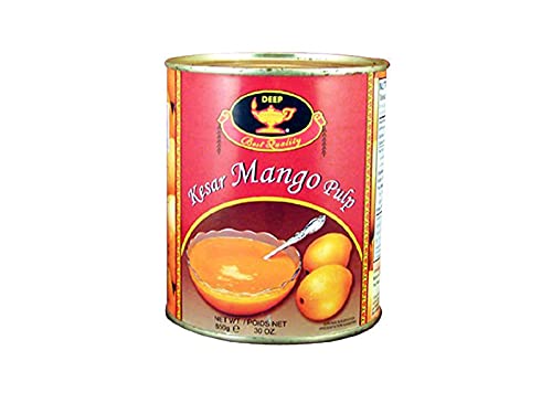 Indian Groceries, Deep Kesar Mango Pulp 850 Grams, 30 Oz. (Pack Of 2) #TOP1