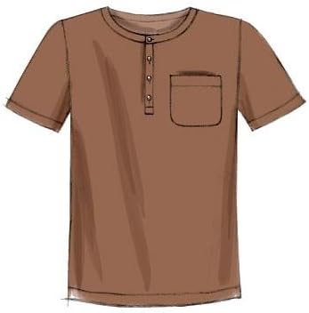 Miniatura 4 de McCall Pattern Company m6973tanque de los hombres Tops, camisetas y pantalones cortos, el tamaño XM "sml-med-lrg