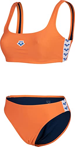 ARENA Iconos Conjunto de Bikini, Amarillo Copper-Negro, 36 para Mujer