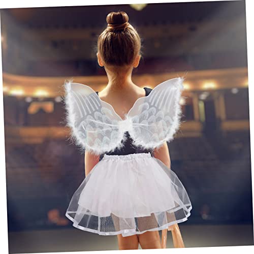 LIFKOME Vestir Trajes De Princesa Menina Saia Tutu Princesa Vestido Infantil Com Asas Fantasias De A