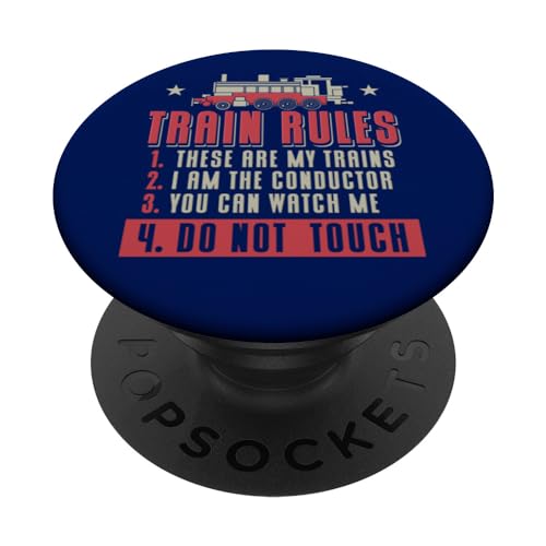 Locomotiva Fan Divertente Treno Regole Citazione Ferrovia Modello Treno PopSockets PopGrip Adesivo Locomotiva Fan Divertente Treno Regole Citazione Ferrovia Modello Treno PopSockets PopGrip Adesivo