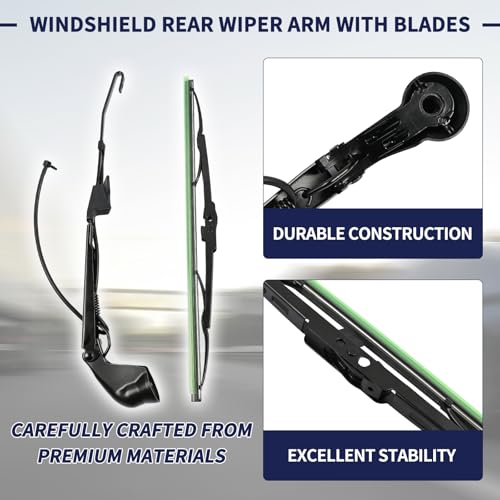 Magimaker 15711688 Windshield Rear Wiper Arm with Blades Fit for Chevrolet Suburban 1500 2500 Tahoe 2000-2006, for GMC Yukon XL 1500 2500 2001-2006 by Magimaker - Image 7