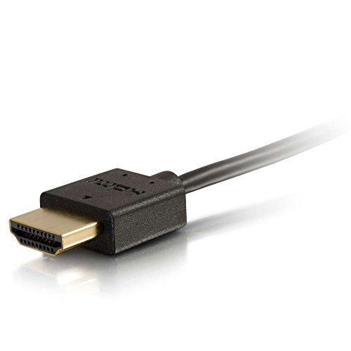 Cable HDMI 4K de 0,9m con conector plano para evitar daños en pantallas pegadas a la pared 4