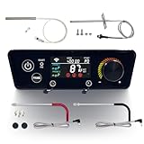 Advanced WiFi PID Trapezoid Control Kit (AC03P7) for Pit Boss Lexington, Classic, Austin XL, Matte Black (Excludes Onyx/Tailgater) | Full Set with WiFi Controller, Igniter, RTD Probe & 2 Meat Probes
