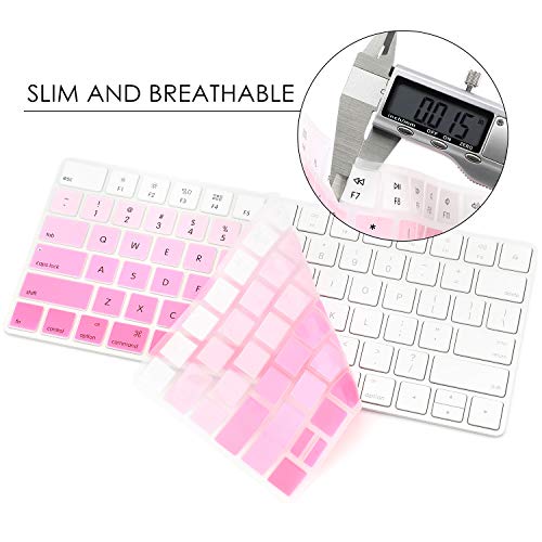 Allinside Ombre Pink Cover For Apple Magic Keyboard (Mla22Ll/A) With Us Layout #TOP3
