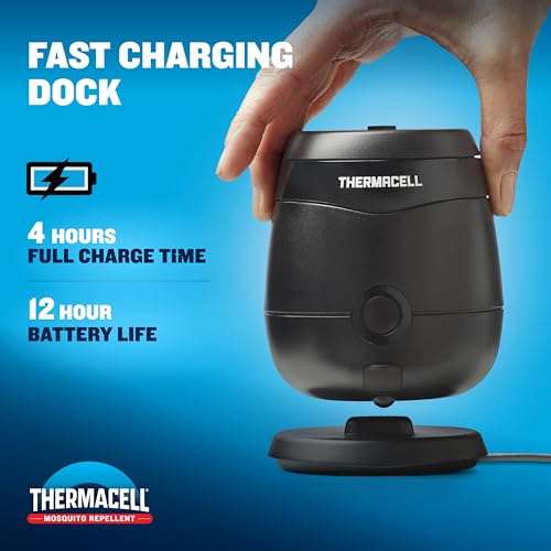 Image of Thermacell E-Series Rechargeable Mosquito Repeller with 20' Mosquito Protection Zone; Bug Spray Alternative; Scent Free
