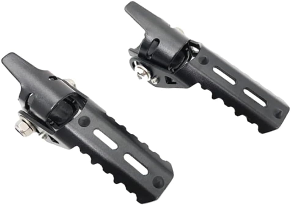 MACHSWON Motorcycle Peg, 2PCS Motorcycle Front Foot Pegs Foot Rest Highway Footpegs Mounts Support, Compatible with BMW F750GS, F850GS, F850GS ADV 2018-2022 (Black)