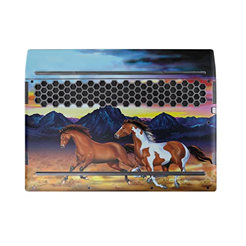 Image of MightySkins Skin Compatible with Alienware M17 R5 (2022) Full Wrap Kit - Wild Horses | Protective, Durable, and Unique Vinyl Decal wrap Cover | Easy to Apply & Change Styles | Made in The USA