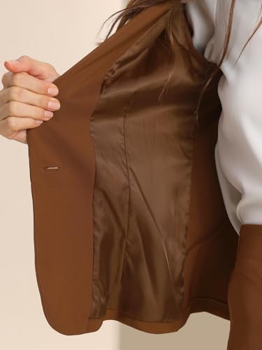 Ensemble jupe 2 pièces évite les fautes de goût avec son blazer marron - 5