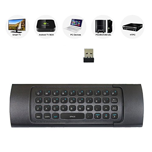 Rii FMKRFIRAMT1-IV2 Mx3 Multifunction 2.4G Fly Mouse Mini Wireless Keyboard & Infrared Remote Control & 3-Gyro + 3-Gsensor thumb #1