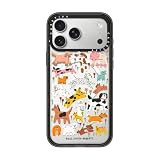 CASETiFY インパクトiPhone 17 Pro Max ケース [MagSafe対応/薄型 軽量/耐衝撃] - Dogs - クリア ブラック