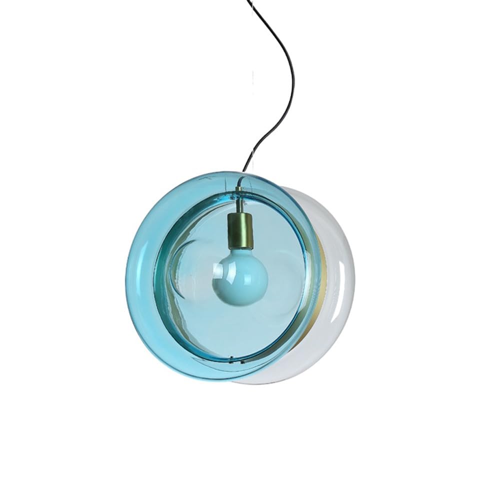 Suspension E27 en verre coloré pour illuminer votre bar ou boutique avec style