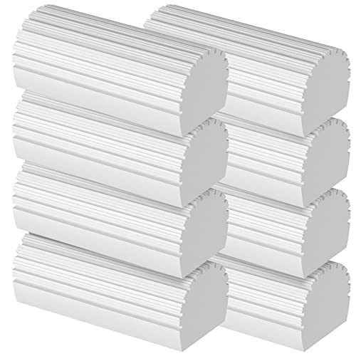 8-Pack Damp Cleaning Sponge Duster, Grey Dusting Sponge Reusable Household Cleaning Sponge Cleaning Tool For Baseboards, Door Window Grooves, Ceiling Fan, Glass, Vents, Blinds Duster #TOP2