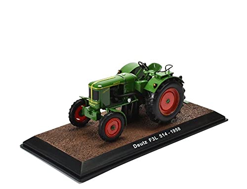 Deutz F3L 514 Tracteur 1958 Échelle 1/32 Ex Mag Diecast Cover