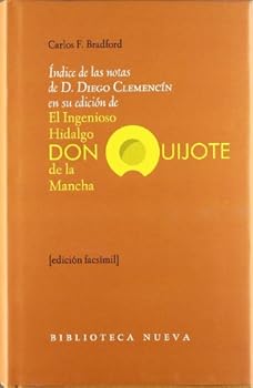 Índice de las notas de D. Diego Clemencín en su edición de El ingenioso hidalgo Don Quijote de la Mancha (Castillian Edition)