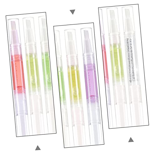 FRCOLOR 6 Pçs Óleo De Dedo Amaciante Ferramentas De Manicure Canetas De Esmalte De Unhas Transparent