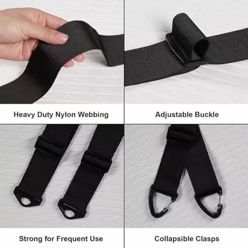 M Jiuyunmu Kayak Surfboard Shoulder Strap Hands-Free, Sup Carrying Adjustable Strap thumb #2