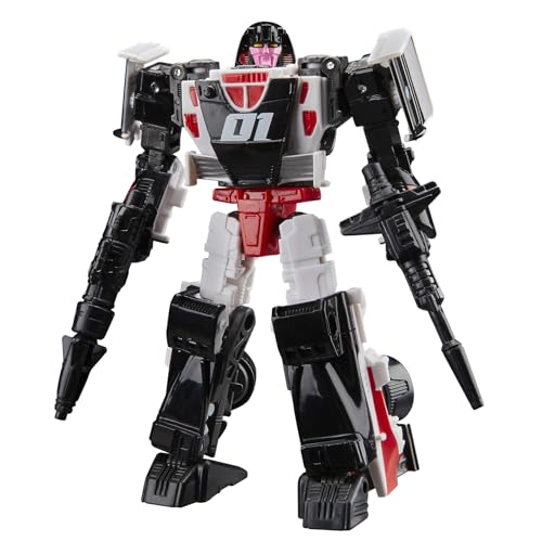 Transformers Figurine d’Action Decepticon Crasher Classe Deluxe, Generations, Age of The Primes, Articulée, 14 cm, Jouet pour Enfants Collector Hasbro, A partir de 8 Ans et Fans