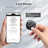 [Apple MFi Certified] Bluetooth Tracker Tags-3 Pack, GPS Tracker Item Finders for Apple Find My (iOS Only), Anti-Lost Tracker for Travel, Key Finder Smart Tag for Luggage, Bag, Wallet and More, Black - Image 5