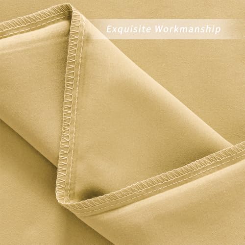 Image of Body Pillow Pillowcase with Zipper 1 piece,Gold,20 inchx54 inch
