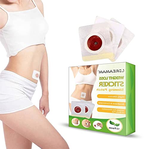Weight Loss Stickers,Patch Minceur,Patch Anti Cellulite,Slim Patch,Mince Patch Amincissant Rapide Pour le Ventre de Bière, Seaux Taille,Graisse Abdominale(15 PCS) Cover