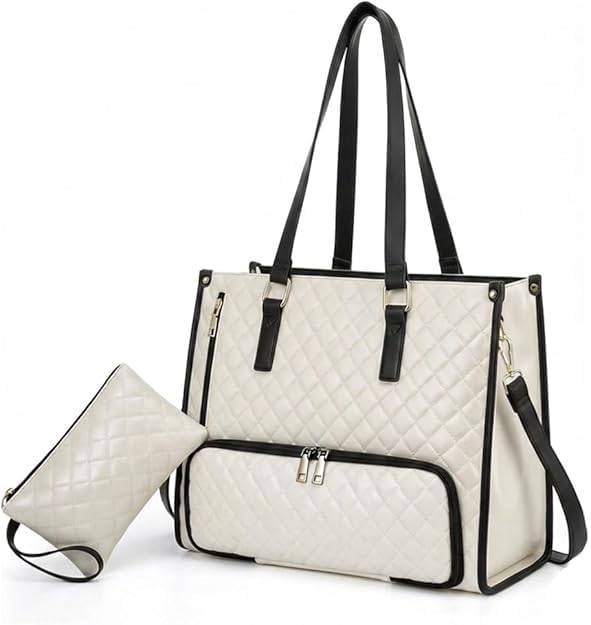 Bolso tote para mujer HoldOneLight maletín para laptop con compartimento térmico