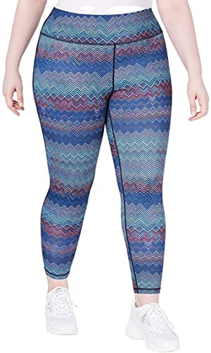 Ideology Women's Plus Size Chevron-Print Leggings, Multicolored, 3X