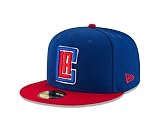 NBA Los Angeles Clippers Men's 2-Tone 59FIFTY Fitted Cap, 7.125, Royal