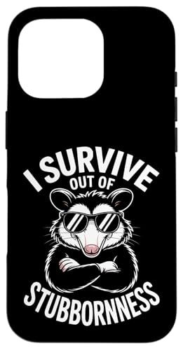 Funny Possum Survive Out Of Stubbornness �i�� �X�}�z�P�[�X iPhone 16 Pro �p