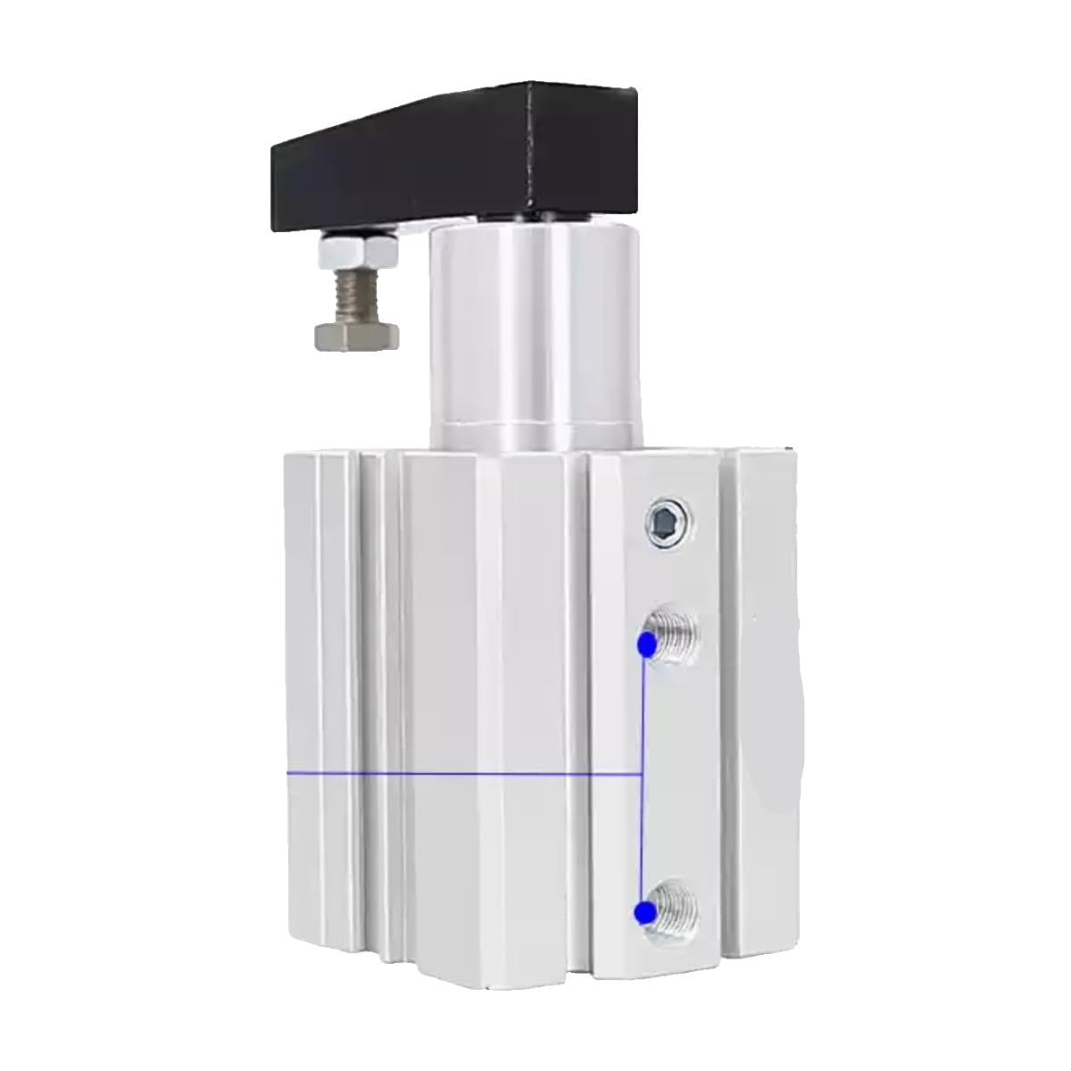 Cylindre QCK Clamp rotatif gauche QCKL50X10S de blocage pneumatique haute performance