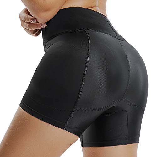 KIWI RATAWomens Seamless Butt Lifter Padded Lace Panties Enhancer Underwear