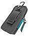 Makita E-15556 Smartphone Gürteltasche, passend für die gängigsten Smartphones, inklusive Karabiner und Kunststoffclip, Platz für Visiten- oder Bankkarten, Polyester, 100 x 40 x 185 mm (LxBxH)