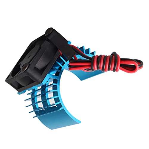 SWOOMEY Motor Cooling Fan 1/10 Scale Brush Motor Heat Sink with Aluminum Heatsink System