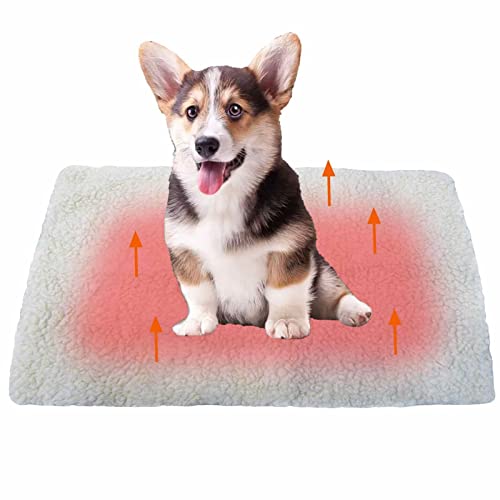 Almofada de aquecimento para animais de estimação, auto aquecimento do cão do gato seguro tapete de