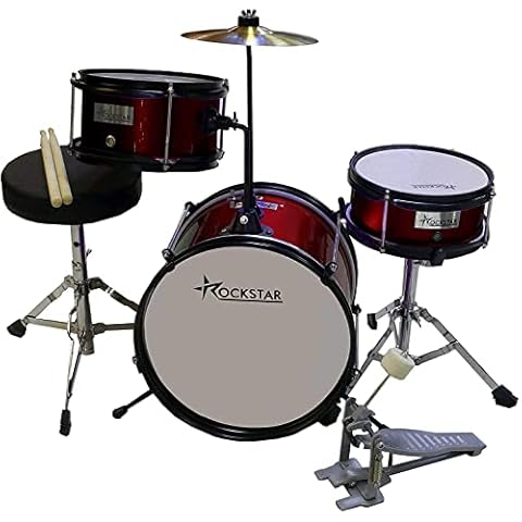 Batería infantil Rockstar mod JBJ44, color rojo Cover