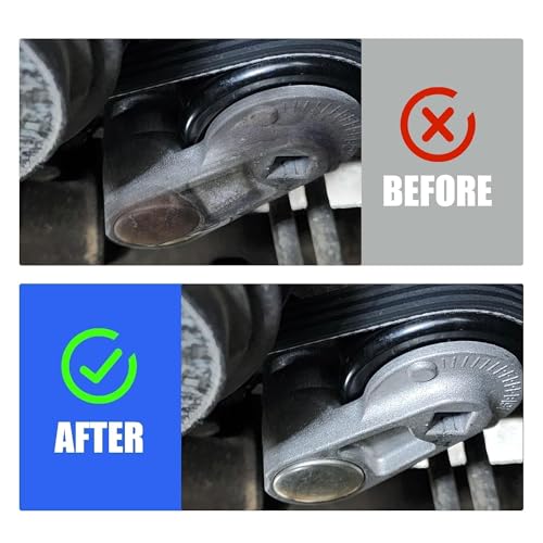 Image of A /C Serpentine Drive Belt Tensioner Kit Fits for Chevy Silverado Avalanche Express Suburban Tahoe for GMC Savana Sierra Yukon 1999-2008 for Cadillac Escalade 2002-2008 Replaces# 90K-38159