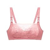 Ekiregaii BHs für Damen, florale Spitze, volle Körbchenunterstützung, Bralette...
