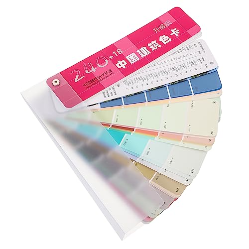 ETHZZLE 258 Color Paint Chip Fan Deck Paint Color Matching Tool for Art Students and Professionals