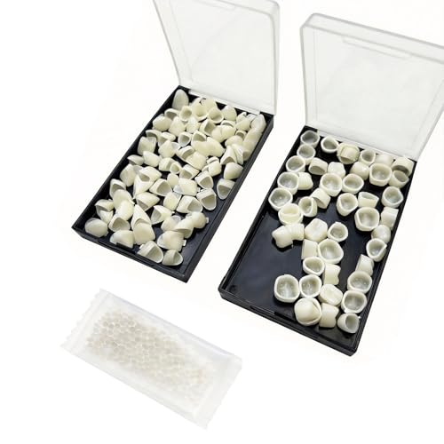 120 Pcs False Teeth Crown Repair Kit Dental Anterior and