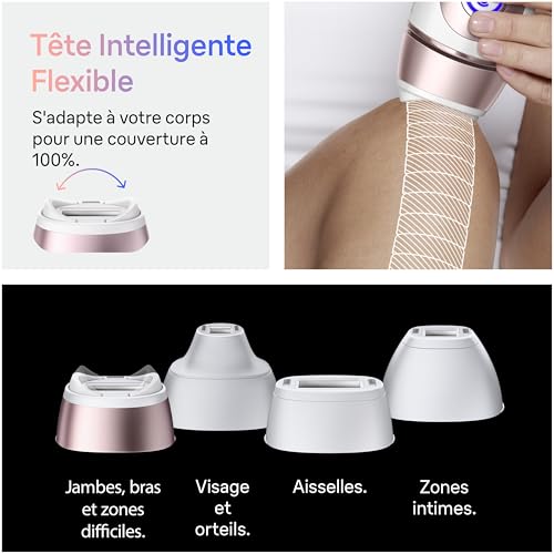 Épilateur à lumière pulsée BRAUN Skin i expert PL7431 IPL Capteur SkinProtect et gold - vue 8