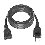 延長コード 薄型 10cm~10m 1口 ブラック 0.1m~10m スイングプラグ 15A 1500W ACアダプター すっきり接続 コンセント 連結可 二重被覆 絶縁キャップ トラッキング防止 ソフト ちょっとコード おしゃれ 業務用 作業用 電源コード 延長ケーブル 電源ケーブル 電源プラグ (5m)