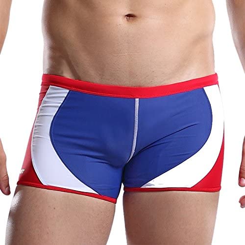 Sky Blue, M : Brand Men's Swimsuit Mens Swimming Trunks For Swimming Plus Size Swimwear Trunks For Boys Beach Piece Swimsuit S402-image-40