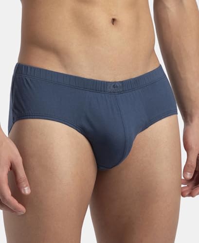 Image of Jockey 8035 Men Super Combed Cotton Solid Brief with Ultrasoft Concealed Waistband