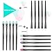 5pcs Silicone Makeup Brush Set Anself Professional Eyeshadow Brush Kit Mask Moisturizers Applicator Makeup Tools