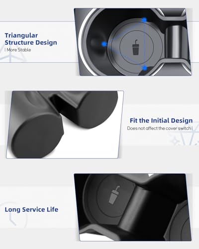Insertos para portavasos Tesla Model Y 2025 y 2026 miniatura 3