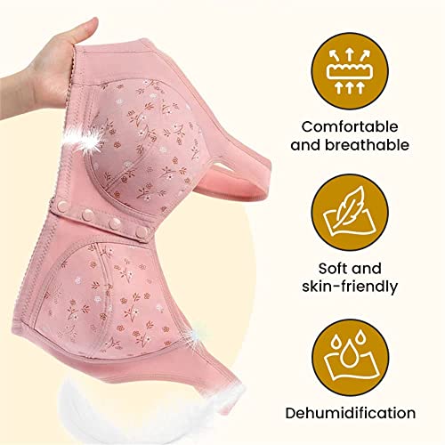 Daisy Bra, Comfortable Breathable Lisa Charm Daisy Bra, Lisa Charm Bras Front Snaps Full Coverage Br