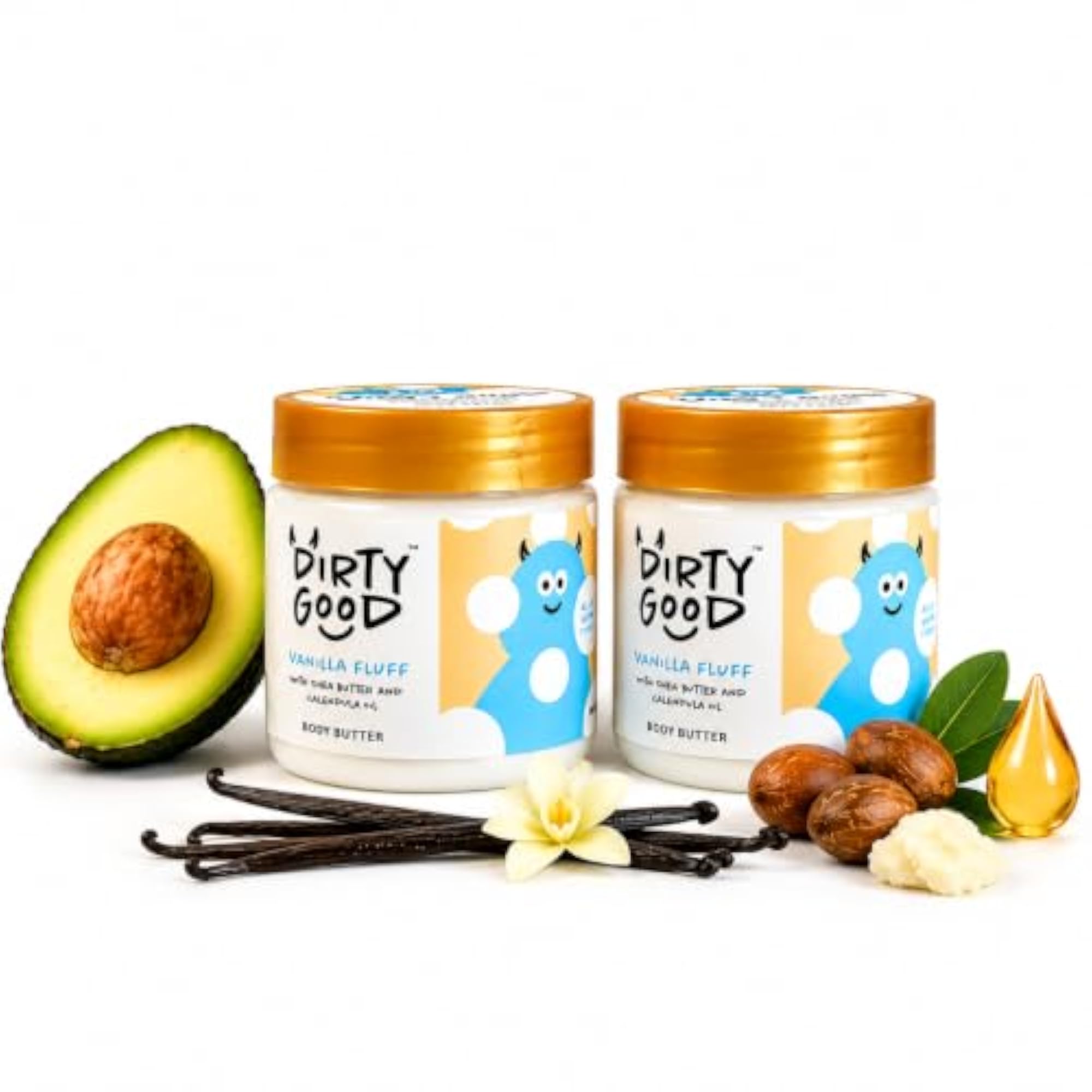 Kids Body Butter Twin Pack, Vanilla Fluff Moisturizer