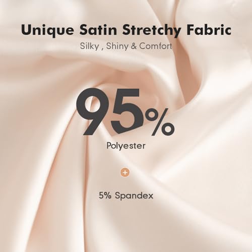 Image of MANCYFIT Pettipants for Women Under Dress, Long Culotte Slip